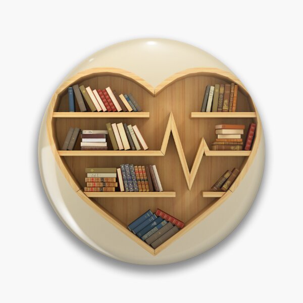 Item preview, Love of Library Heartrate designed and sold by AKR-Hobby.