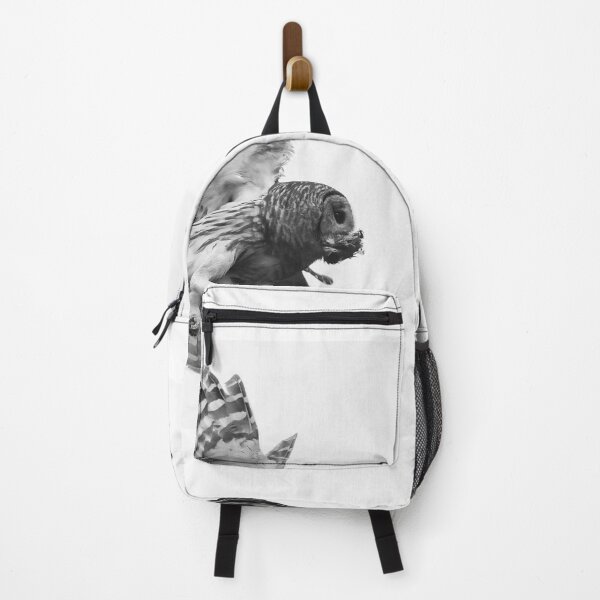 Item preview, Mama Barred owl bringing food to its baby designed and sold by Puttaswamy Ravishankar.