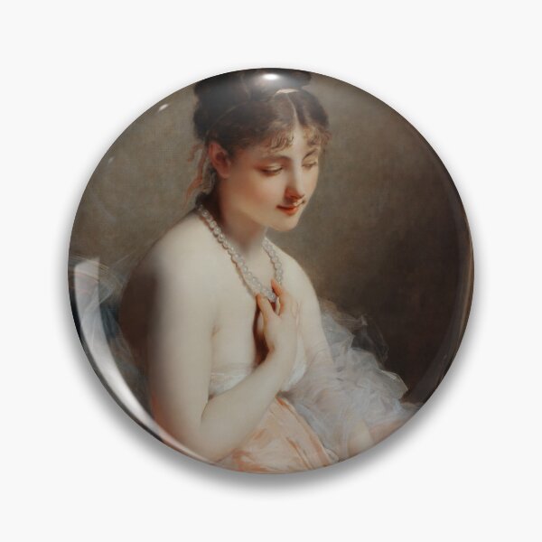 Item preview, The Pearl-Necklace by Charles Chaplin Remastered Xzendor7 Classical Art Old Masters Reproductions designed and sold by Xzendor7 Digital Art Creations.