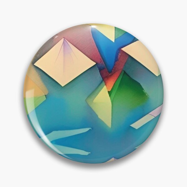 Item preview, Colorful Geometrical Triangle Pattern designed and sold by bandjdesigns.