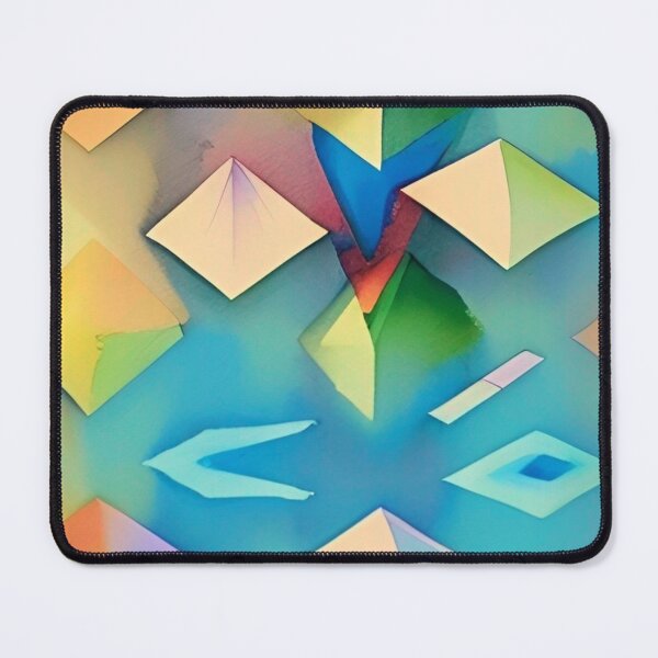 Item preview, Colorful Geometrical Triangle Pattern designed and sold by bandjdesigns.