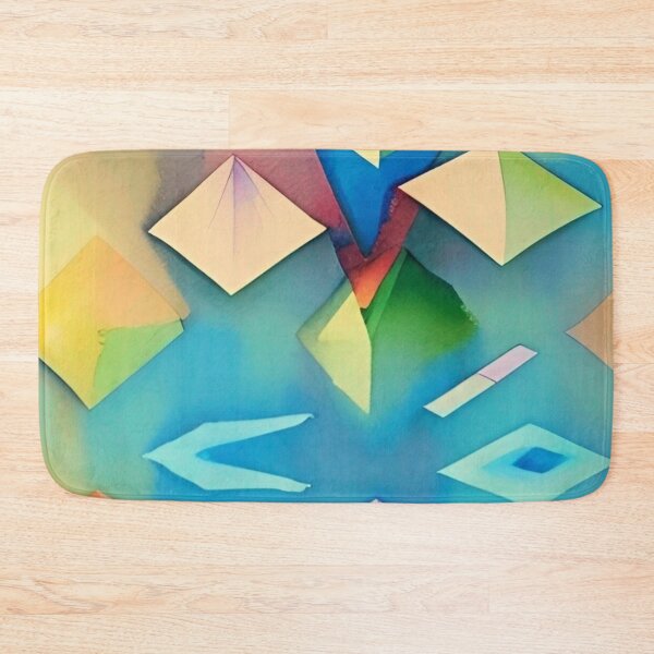 Item preview, Colorful Geometrical Triangle Pattern designed and sold by bandjdesigns.