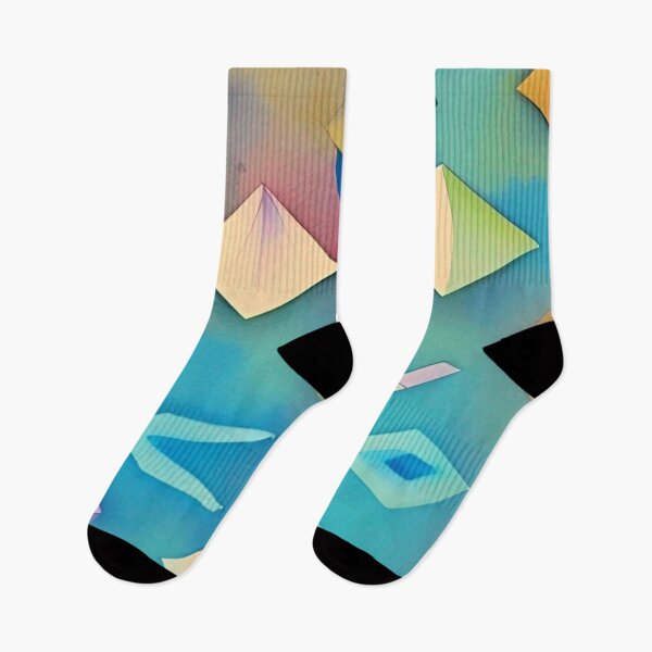 Item preview, Colorful Geometrical Triangle Pattern designed and sold by bandjdesigns.