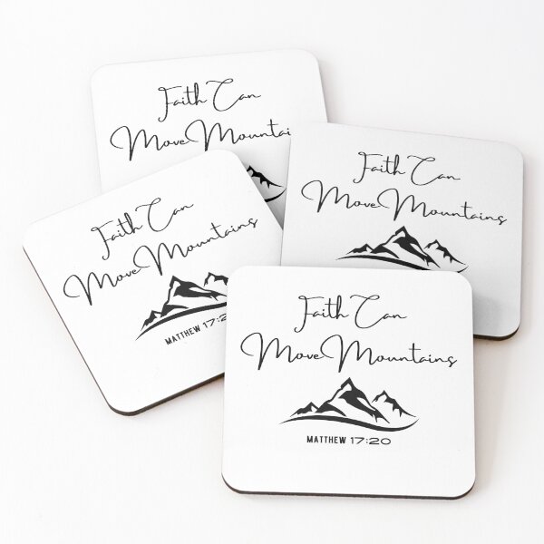 Item preview, Faith Can Move Mountains, matthew 17 20, Christian, Christian Apparel, bible designed and sold by redsh2564.