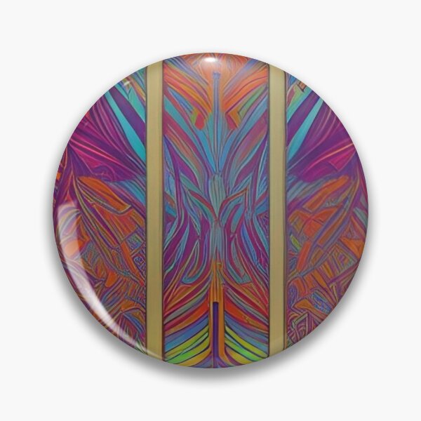 Item preview, Colorful Psychedelic Geometrical Pattern designed and sold by bandjdesigns.