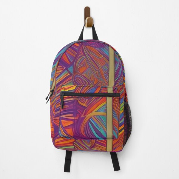 Item preview, Colorful Psychedelic Geometrical Pattern designed and sold by bandjdesigns.