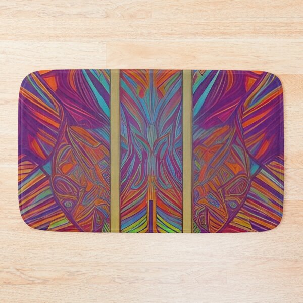 Item preview, Colorful Psychedelic Geometrical Pattern designed and sold by bandjdesigns.