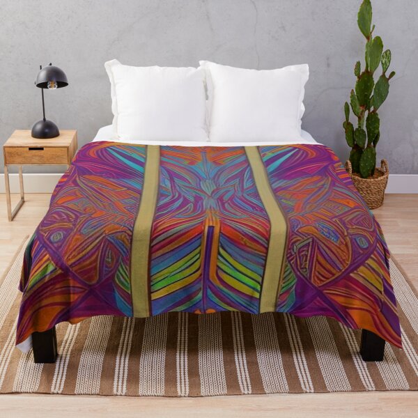 Item preview, Colorful Psychedelic Geometrical Pattern designed and sold by bandjdesigns.