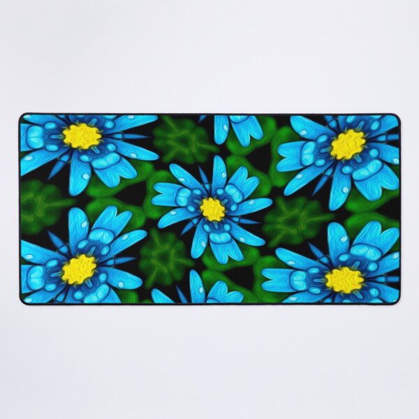 Item preview, Blue Daisy Pattern designed and sold by Patternflower.