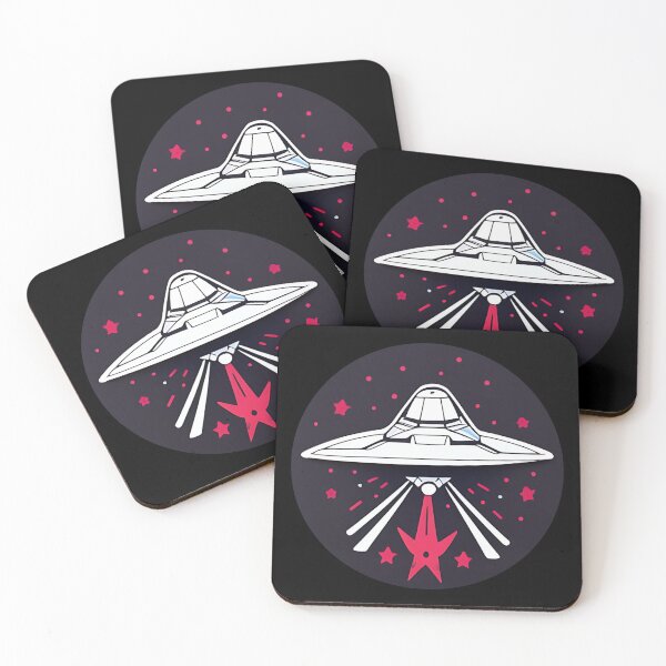 Item preview, "Red Starship Rising" Sticker Design  designed and sold by Litheon.