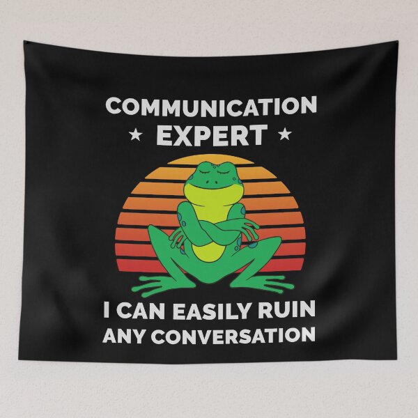 Item preview, Communication Expert Irony Bad At Talking designed and sold by Zagach Letters.