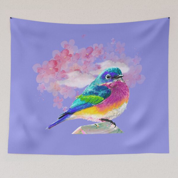Item preview, RAINBOW BIRD OF BEAUTY designed and sold by THE AMERICAN TEEVANGELIST.