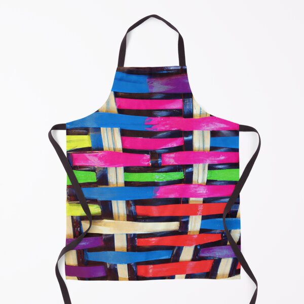Item preview, Colorful Vibrant Painted Basket Weave Pattern designed and sold by funnyhalloween.