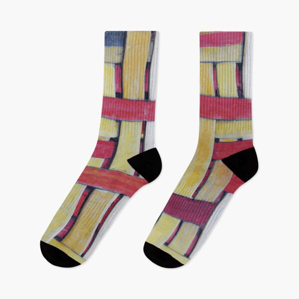 Item preview, Minimalist Colorful Painted Basket Weave Pattern designed and sold by funnyhalloween.