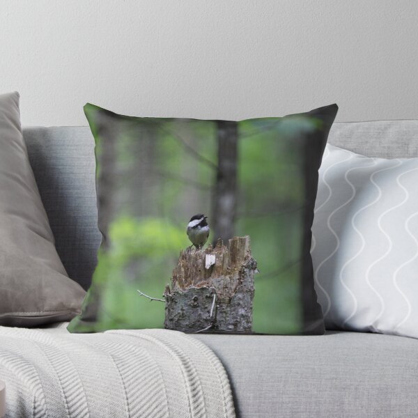 Keeping watch Throw Pillow