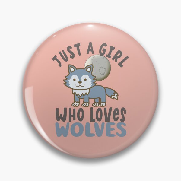 Item preview, just a girl who loves kawaii wolves designed and sold by samah82.
