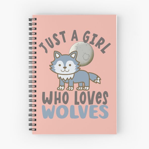 Item preview, just a girl who loves kawaii wolves designed and sold by samah82.