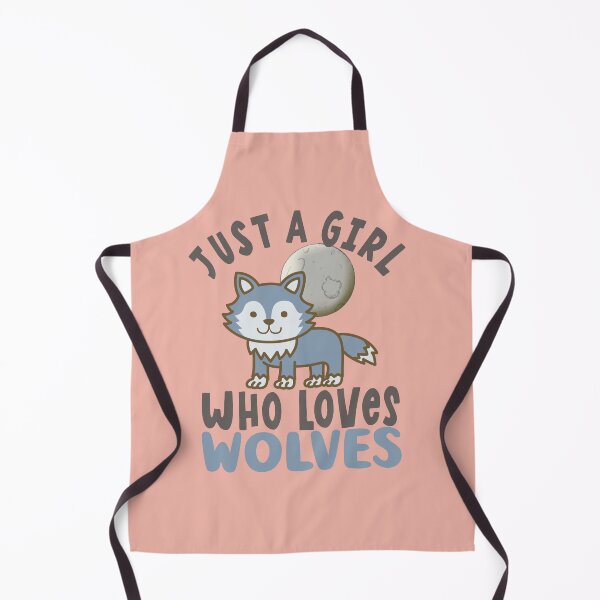 Item preview, just a girl who loves kawaii wolves designed and sold by samah82.