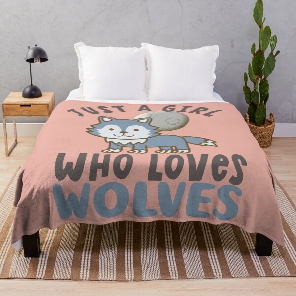 Item preview, just a girl who loves kawaii wolves designed and sold by samah82.