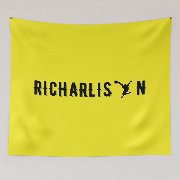 Item preview, Richarlison Bicycle Kick Silhouette - BRA 22 Football designed and sold by LanaIllust.