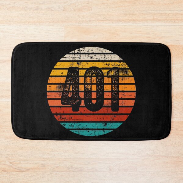 Item preview, Distressed Vintage Sunset 401 Area Code designed and sold by Gold Wings Tees.