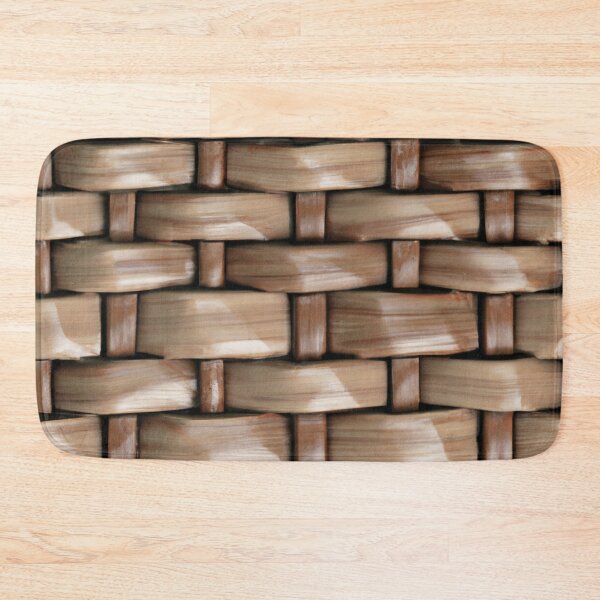 Item preview, Vintage 3D Colorful Painted Basket Weave Pattern  designed and sold by funnyhalloween.