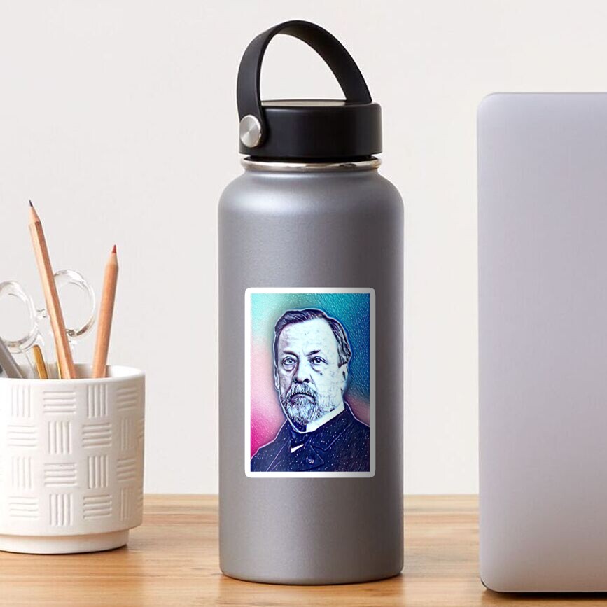 Louis PASTEUR, French biologist, Engraving - HI13 PRI0281 - Prisma 21 oz  Sports Water Bottle wb-83118-1 