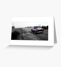 Ford Escort Mk2 Rally Car Greeting Card