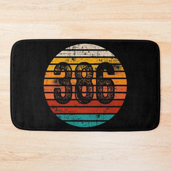 Item preview, Distressed Vintage Sunset 386 Area Code designed and sold by Gold Wings Tees.
