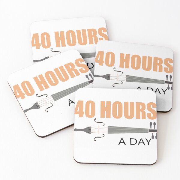 Item preview, I Practice 40 Hours A Day - A Violin Quote designed and sold by TheGreedyCrypto.