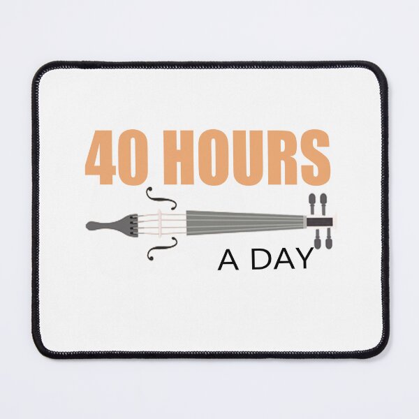 Item preview, I Practice 40 Hours A Day - A Violin Quote designed and sold by TheGreedyCrypto.