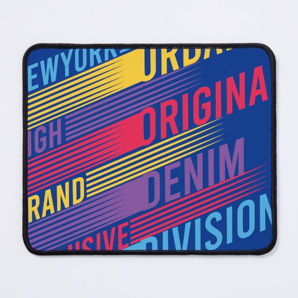 Item preview, Typography New York Urban Original denim brand division colourful Poster graphic t shirt print design vector designed and sold by srissdesigns.