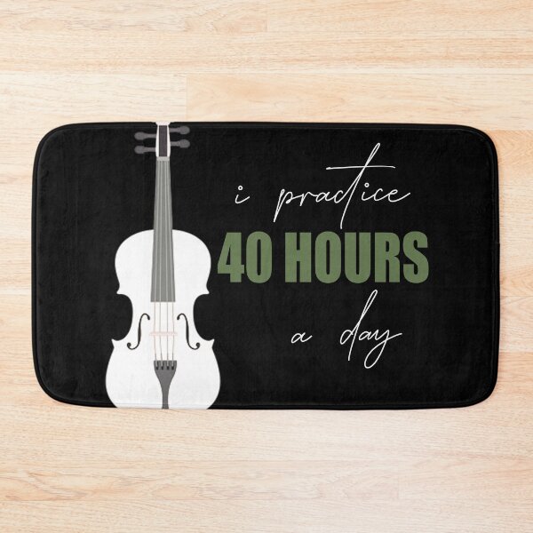 Item preview, I Practice 40 Hours A Day - A Violin Quote designed and sold by TheGreedyCrypto.