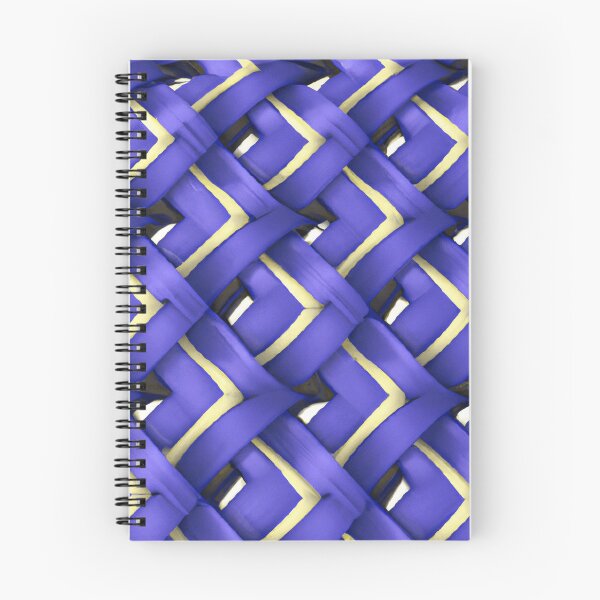 Item preview, Blue Colorful Painted Basket Weave Pattern  designed and sold by funnyhalloween.
