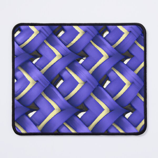 Item preview, Blue Colorful Painted Basket Weave Pattern designed and sold by funnyhalloween.
