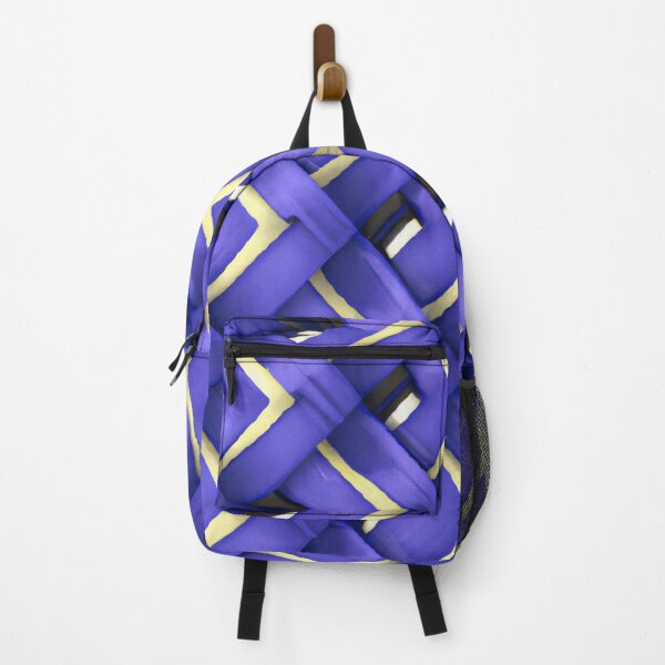 Item preview, Blue Colorful Painted Basket Weave Pattern  designed and sold by funnyhalloween.