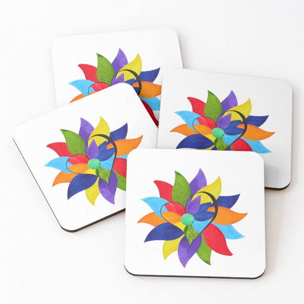 Item preview, heart flowers designed and sold by GorLorLar.