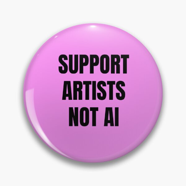 Item preview, Support Artists Not AI| TYPOGRAPHY |Say No To Artificial Intelligence Generated Images |Anti A.I. designed and sold by in-your-closet.
