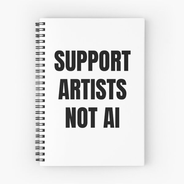 Item preview, Support Artists Not AI| TYPOGRAPHY |Say No To Artificial Intelligence Generated Images |Anti A.I. designed and sold by in-your-closet.