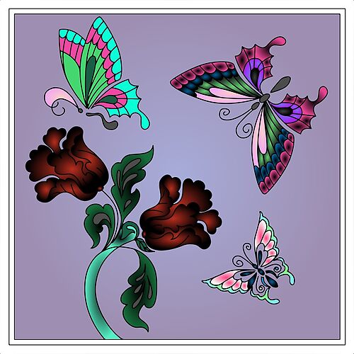 Butterflies 223 (Style:1)