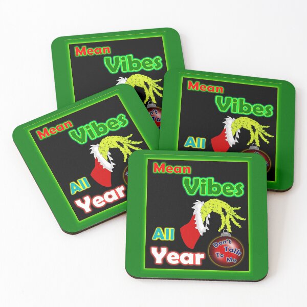 Item preview, Grinch Mean Vibes all year designed and sold by clintondesigns6.