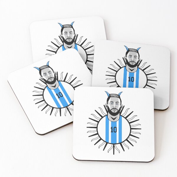 Item preview, LM #10 GOAT - ARG 22 Sky Blue Football designed and sold by LanaIllust.