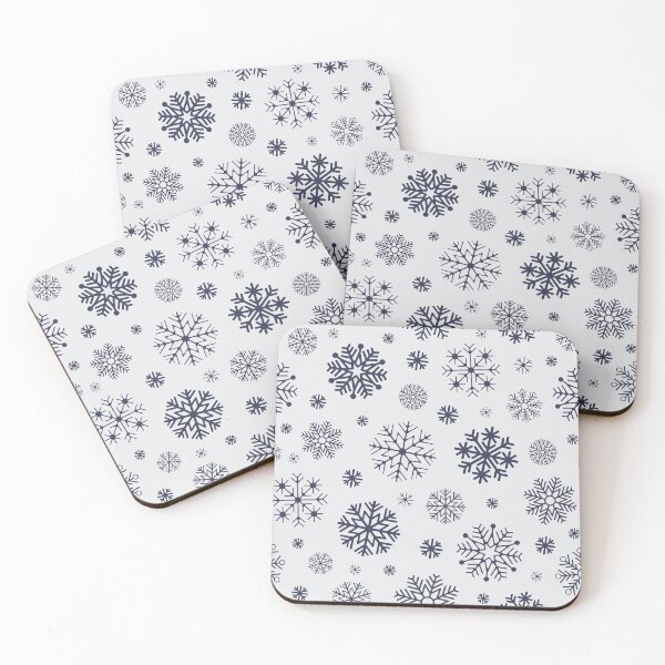 Item preview, Beige Snowflakes Christmas Pattern designed and sold by SeemDev786.