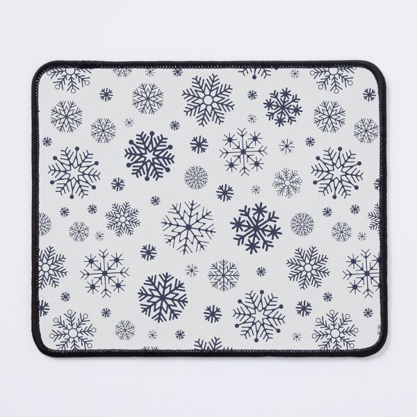 Item preview, Beige Snowflakes Christmas Pattern designed and sold by SeemDev786.