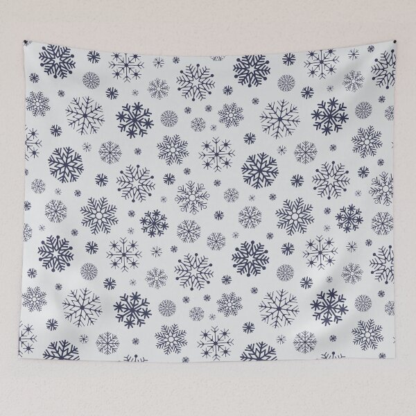 Item preview, Beige Snowflakes Christmas Pattern designed and sold by SeemDev786.