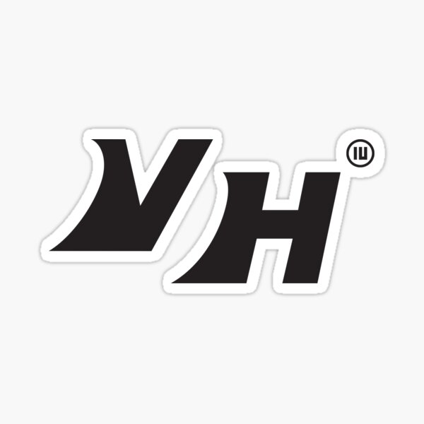 Vh logo monogram with wings arrow around design template • wall stickers v,  slice, popular | myloview.com