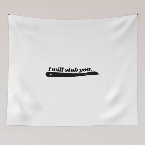 Item preview, i will cut you, nursing student designed and sold by Manoroma.