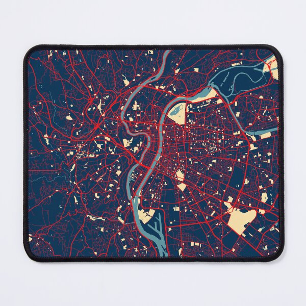 Item preview, Lyon City Map of France - Hope designed and sold by deMAP.