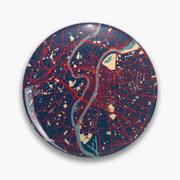 Item preview, Lyon City Map of France - Hope designed and sold by deMAP.