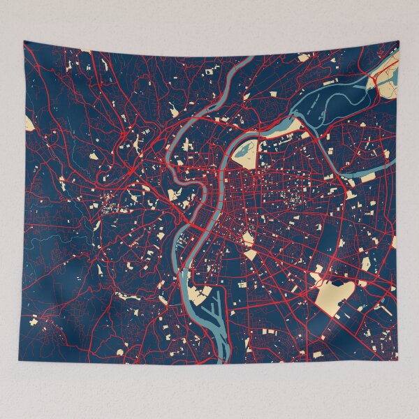 Item preview, Lyon City Map of France - Hope designed and sold by deMAP.